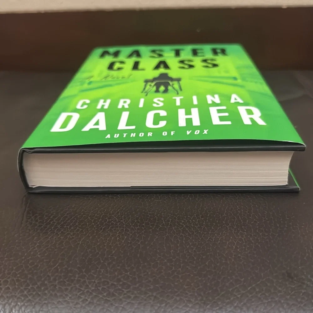 “Master Class” Hardcover Novel by Author Christina Dalcher